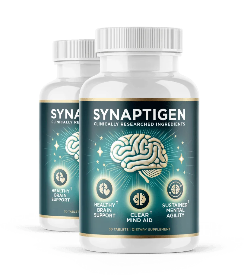 Synaptigen brain support supplement bottle